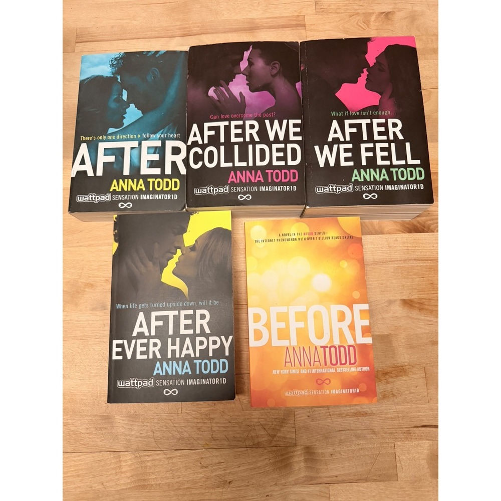 Anna Todd After Series 5-Book Paperback Lot: After, Before & More